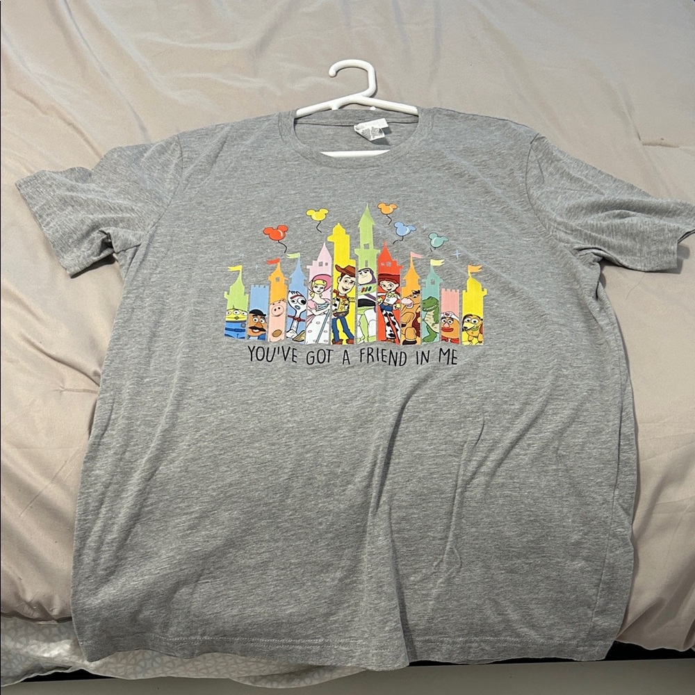Toy Story T-Shirt - Gray "You've Got a Friend in Me"